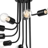  Plafonski luster TRINITY 10xE27/15W/230V, crne boje | Eponuda.com