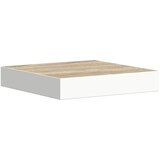  Plutajuće zidne police 4 kom hrast i bijele 23x23,5x3,8 cm MDF | shoptok.hr