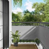  Balcony ekran Svijetlo siva 75 x 200 cm | Eponuda.com