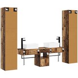  Set namještaja za kupaonicu 5 kom. Staro drvo Smeđa 33 x 34,5 x 160 cm | shoptok.hr