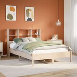 vidaXL Krevet s regalom za knjige bez madraca 160x200 cm od borovine Cijene