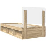  Konstrukcija postelje z vzglavjem Sonoma hrast 90 x 200 cm, (5000102497) | Shoptok.si