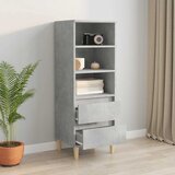  Visoka komoda boja betona 40 x 36 x 110 cm konstruirano drvo | shoptok.hr