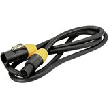 Eurolite IP T-Con XLR priklučni konektor [1x moški konektor XLR - 1x ženski konektor XLR] 5 m črna/oranžna, (20428124) | Shoptok.si