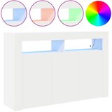  Kreveta S LED lampica Bijelo 116 x 30 x 75 cm Konstruirano drvo | shoptok.hr