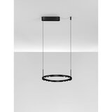 Nova Luce Mat crna LED viseća svjetiljka aluminijska s mogućnosti zatamnjivanja ø 40 cm Lunette – | shoptok.hr