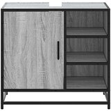 vidaXL Kupaonski ormarić za umivaonik sivi Sonoma 65x33x60 cm | shoptok.hr