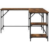 Radni stol boja dimljenog hrasta 139x139x75cm konstruirano drvo | Eponuda.com