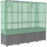  Povišena gredica s pokrovom za staklenik 160 x 40 x 153 cm | shoptok.hr