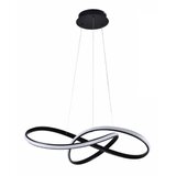  Brilagi - LED prigušiva luster na sajli COSMOWAVE LED/70W/230V crna + daljinski upravljač | Eponuda.com