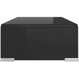  Stalak za TV/Monitor Stakleni Crni 40x25x11 cm | shoptok.hr