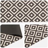  Kuhinjski Tepih sivi i bijeli dijamanti 150 x 45 cm - sivi i bijeli dijamanti 45 x 150 cm | shoptok.hr