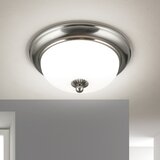 Orion plafonsko svetlo empira 2xE14/40W/230V prečnik 26,5 cm mat hrom | Eponuda.com