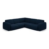 Micadoni Tamno plava kutna garnitura od bouclé tkanine (promjenjiva) Molino – Home | shoptok.hr