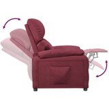  Naslonjač od tkanine crvena boja vina | shoptok.hr