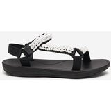 Resti Black women's sports sandals with Dotiss pearls- Footwear | Shoptok.si