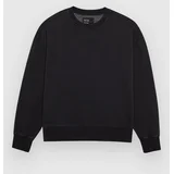 Wordmark Oversized Crew Pulover iz flisa black