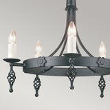 Elstead BY5-BLACK - Luster na lancu BELFRY 5xE14/60W/230V | Eponuda.com