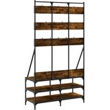  Stalak za odjeću i cipele boja hrasta 100x40x184 cm | shoptok.hr