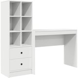  Stol s ladicama s policom s pohranom 2 pcs Bijelo | Eponuda.com