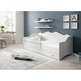 ADRK Furniture Otroška postelja Emka 80x160 cm - bela/siva