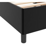  Krevetna konstrukcija s madracem Crna 80 x 200 cm tkanina | shoptok.hr