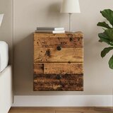  Noćni ormarić za montažu na zid Staro drvo 34,5 x 33 x 40 cm | shoptok.hr