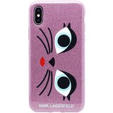 Karl Lagerfeld Ovitek KLHCPXGLCHPI Iphone X, roza, (20691433) | Shoptok.si