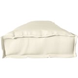 vidaXL Zunanja blazina Krem Poliester 200x40x8cm Vzdržljiva Blazina | Shoptok.si