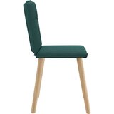  Jedilni stoli 4 kosi temno zelene tkanine, (21822474) | Shoptok.si