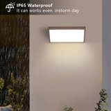  Brilagi - LED RGBW spoljašnje zidno svetlo TRIANGLE 1xE27/15W/230V braon IP65 | Eponuda.com