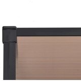  Nadstrešnica za vrata crna 199x90 cm polikarbonatna | shoptok.hr