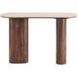 House Nordic Bež/temno rjava stranska mizica s keramično ploščo 40x120 cm Delphi – | Shoptok.si
