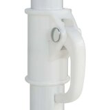  Suncobran za plažu Hawaii bijeli 240 cm | shoptok.hr