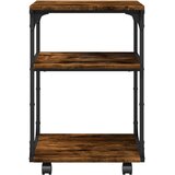  Stalak za pisač s 3 razine boja hrasta 43 x 48 x 64 cm drveni | shoptok.hr