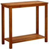 vidaXL Vrtna konzolna mizica 80x35x75 cm trden akacijev les Cene