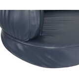  Ergonomski pjenasti krevet za pse modri 60 x 42 cm umjetna koža | shoptok.hr