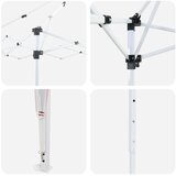  Rastezljivi šator za zabave 575 x 290 x 245 cm Tamno crvena | shoptok.hr