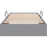  Krevet s od storage Svijetlo siva 90 x 190 cm tkanina | shoptok.hr