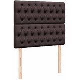  Krevet s oprugama i madracem tamnosmeđi 120 x 200 cm od tkanine | shoptok.hr