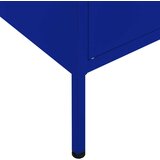 vidaXL Omara za shranjevanje mornarsko modra 80x35x101,5 cm jeklo | Shoptok.si