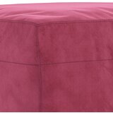  3-dijelni set sofa s jastucima crvena boja vina baršunasti | Eponuda.com