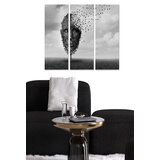Wallity MDF1261445380 Multicolor Decorative MDF Painting (3 Pieces) | Eponuda.ba