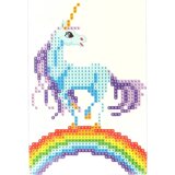 Magic Toys diamantna sestavljanka: samorog na mavrici diamantni slikarski set 10x15cm Cene