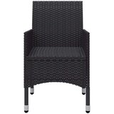  5-dijelni vrtni blagovaonski set crni | shoptok.hr