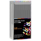 INF Komplet flomastrov Fineliner, barvni flomastri s tanko konico Set 60 barv, (5000348671) Cene