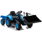 Lean_Toys Baterijski traktor z žlico in prikolico modra Cene