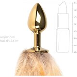 EasyToys - Fetish Collection Analni čep Fox Tail No. 1, zlatan | shoptok.hr