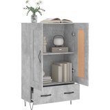  Visoka komoda boja betona 69,5 x 31 x 115 cm konstruirano drvo | shoptok.hr