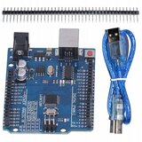 Rosfix modul acs A1 ATMEGA328 avr združljiv z arduino uno R3 + usb kabel in goldpin trak, (21656627) Cene